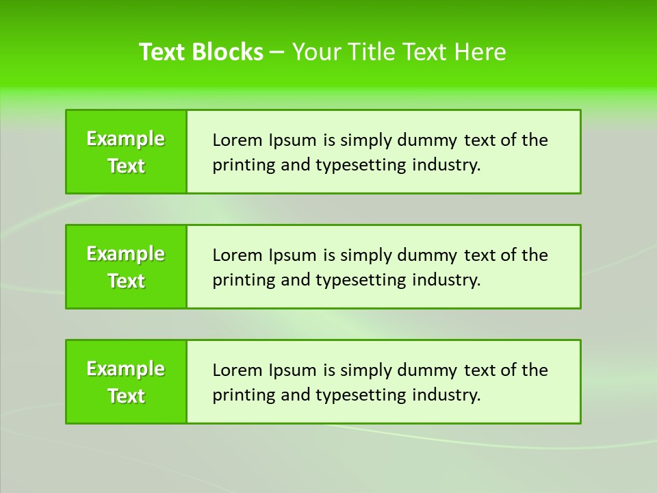 Flowing Background Illustrated PowerPoint Template