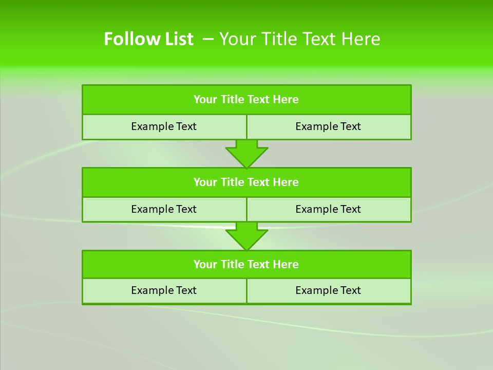 Flowing Background Illustrated PowerPoint Template