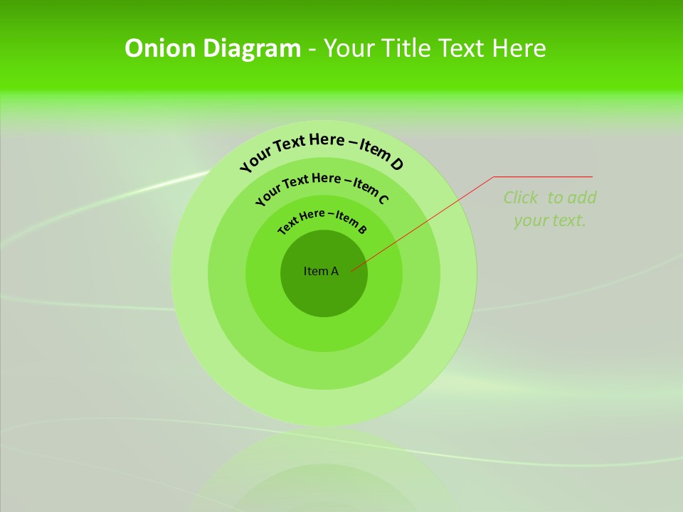 Flowing Background Illustrated PowerPoint Template