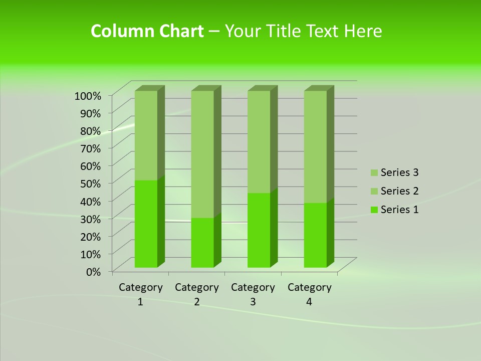 Flowing Background Illustrated PowerPoint Template