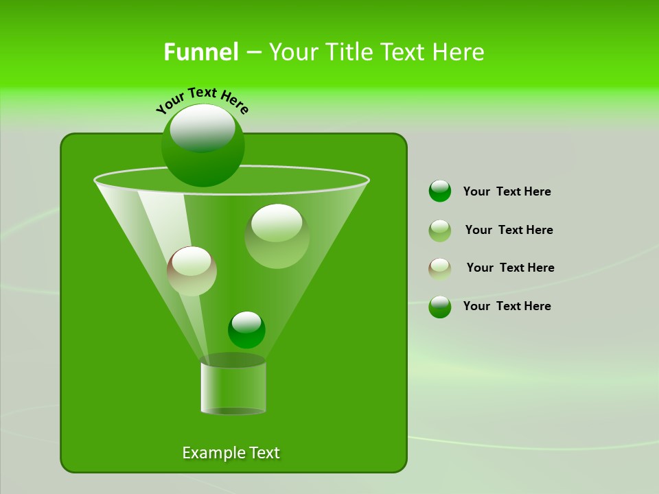 Flowing Background Illustrated PowerPoint Template