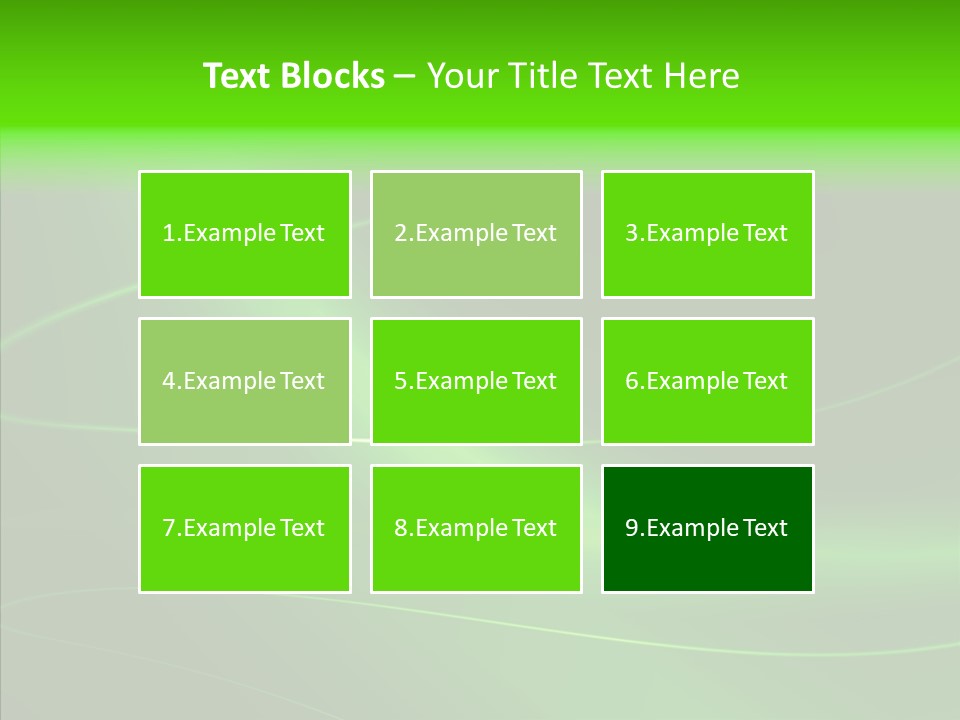 Flowing Background Illustrated PowerPoint Template