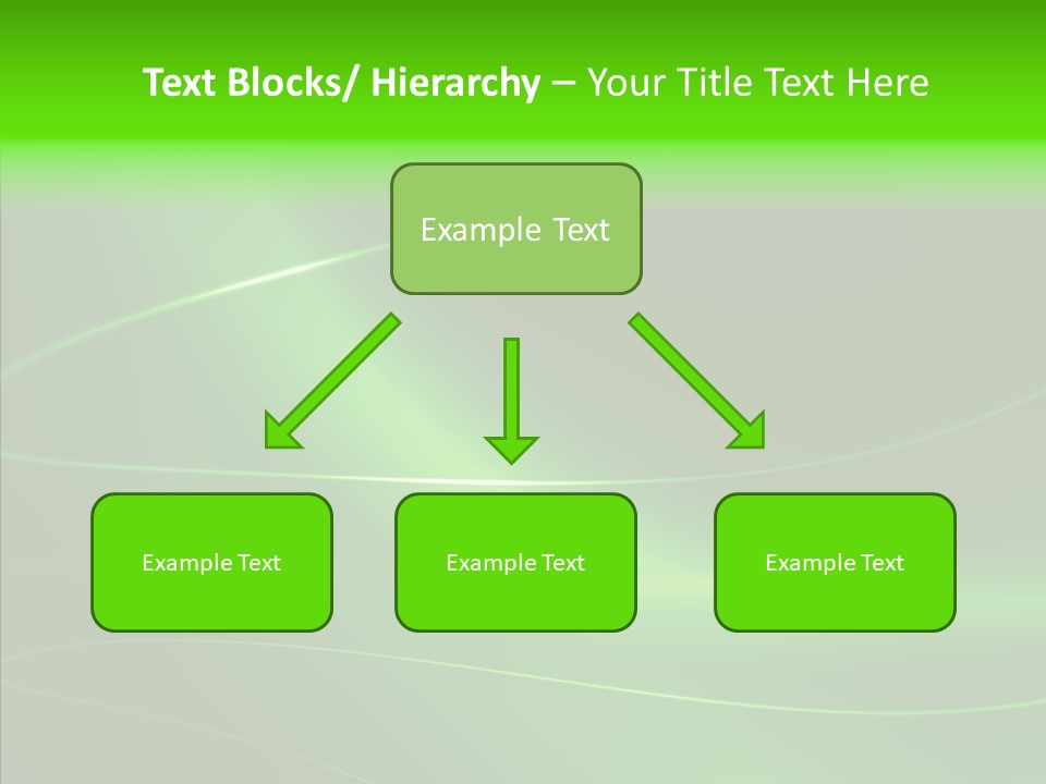 Flowing Background Illustrated PowerPoint Template