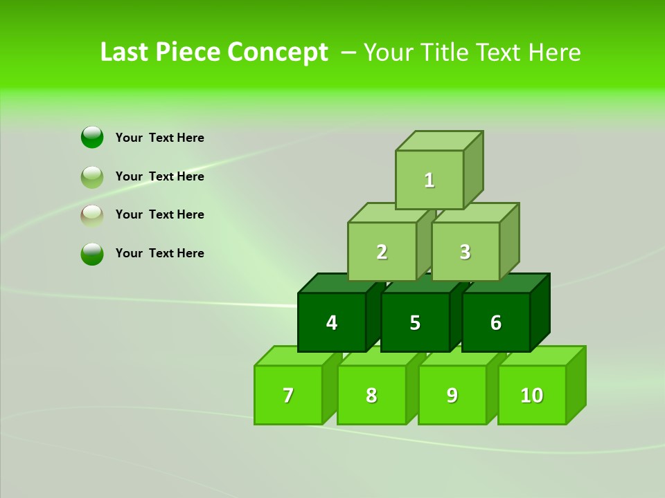 Flowing Background Illustrated PowerPoint Template