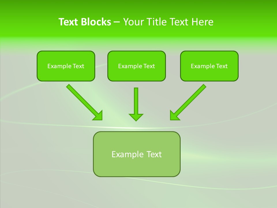 Flowing Background Illustrated PowerPoint Template