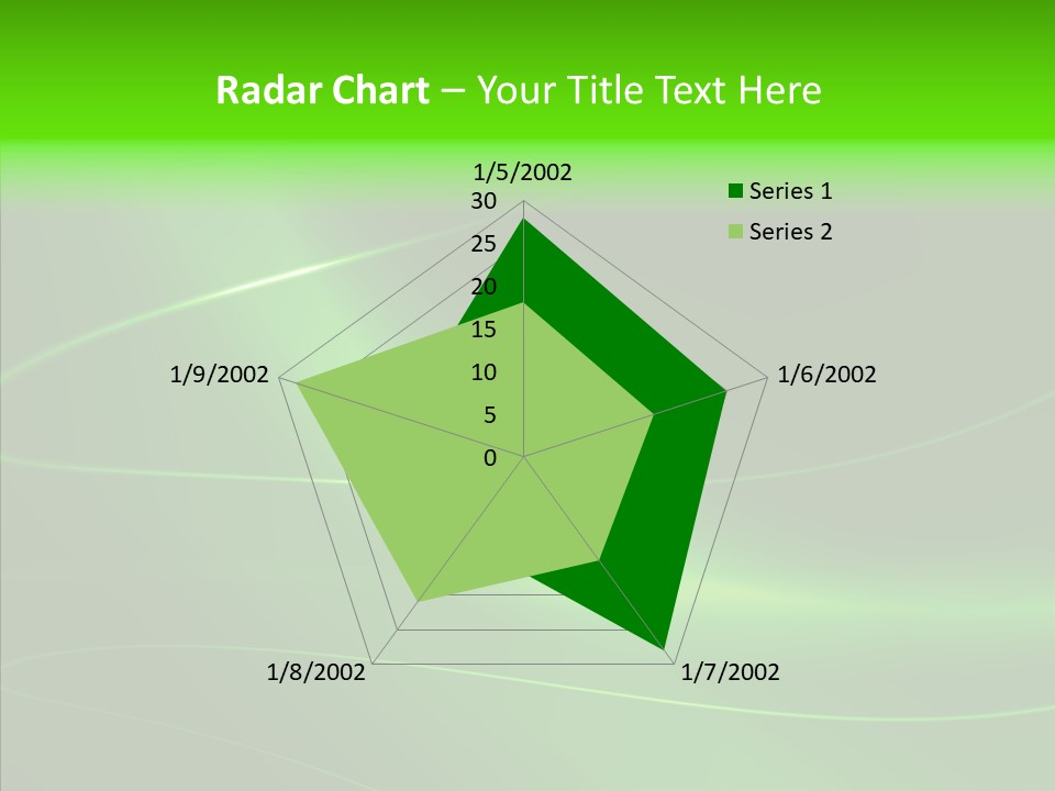Flowing Background Illustrated PowerPoint Template
