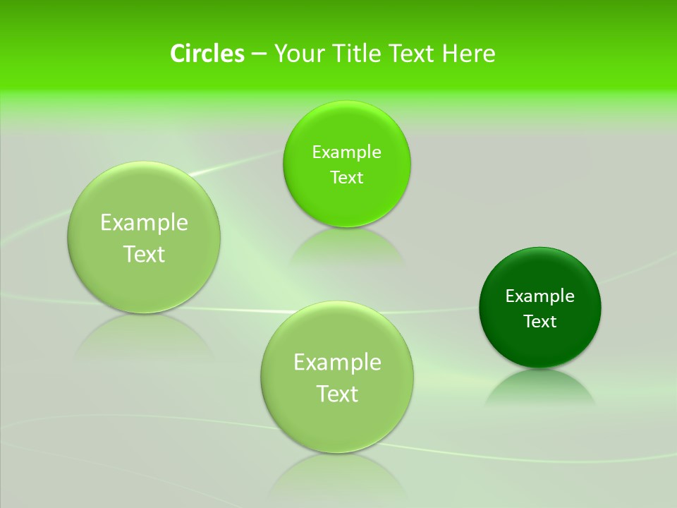 Flowing Background Illustrated PowerPoint Template