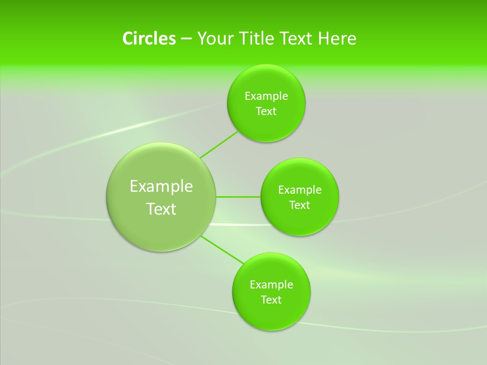 Flowing Background Illustrated PowerPoint Template