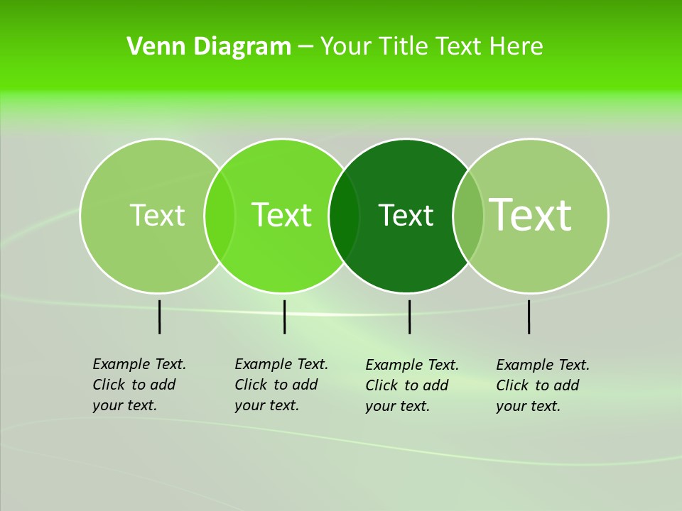 Flowing Background Illustrated PowerPoint Template