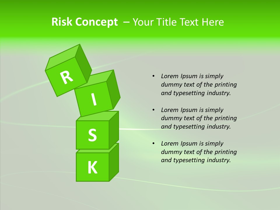 Flowing Background Illustrated PowerPoint Template