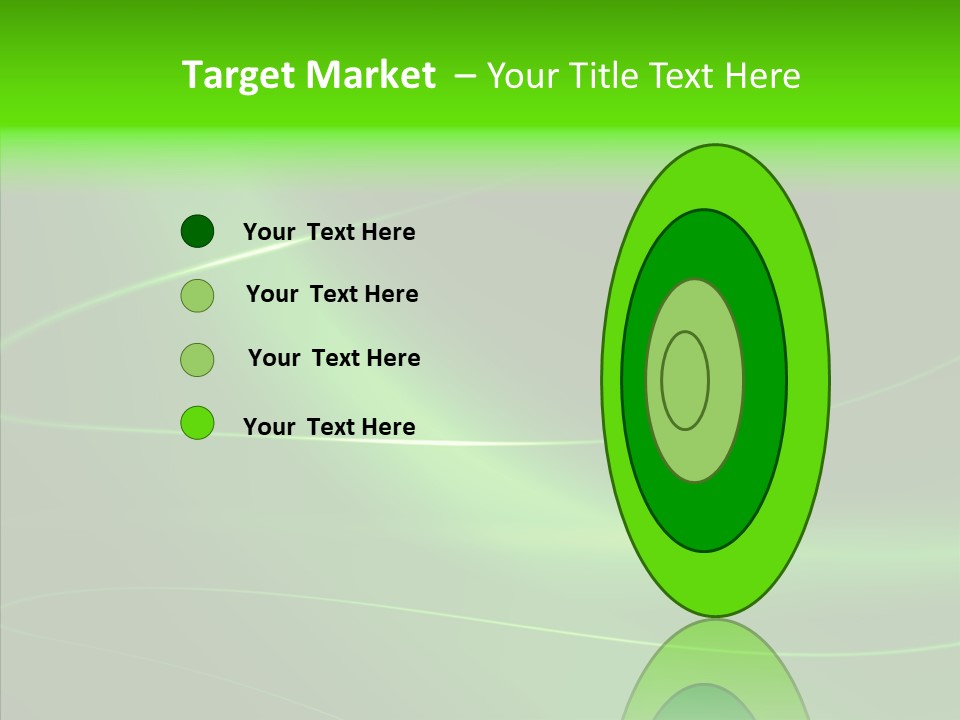 Flowing Background Illustrated PowerPoint Template