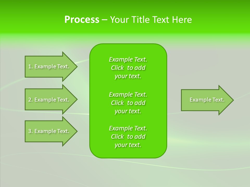 Flowing Background Illustrated PowerPoint Template