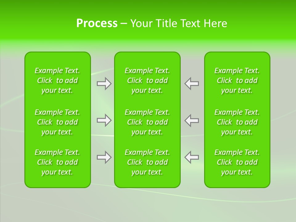 Flowing Background Illustrated PowerPoint Template