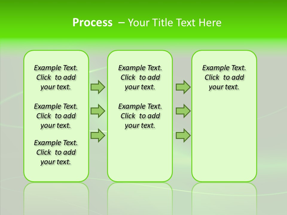 Flowing Background Illustrated PowerPoint Template