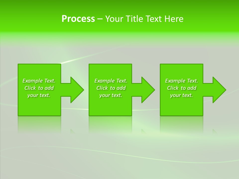 Flowing Background Illustrated PowerPoint Template