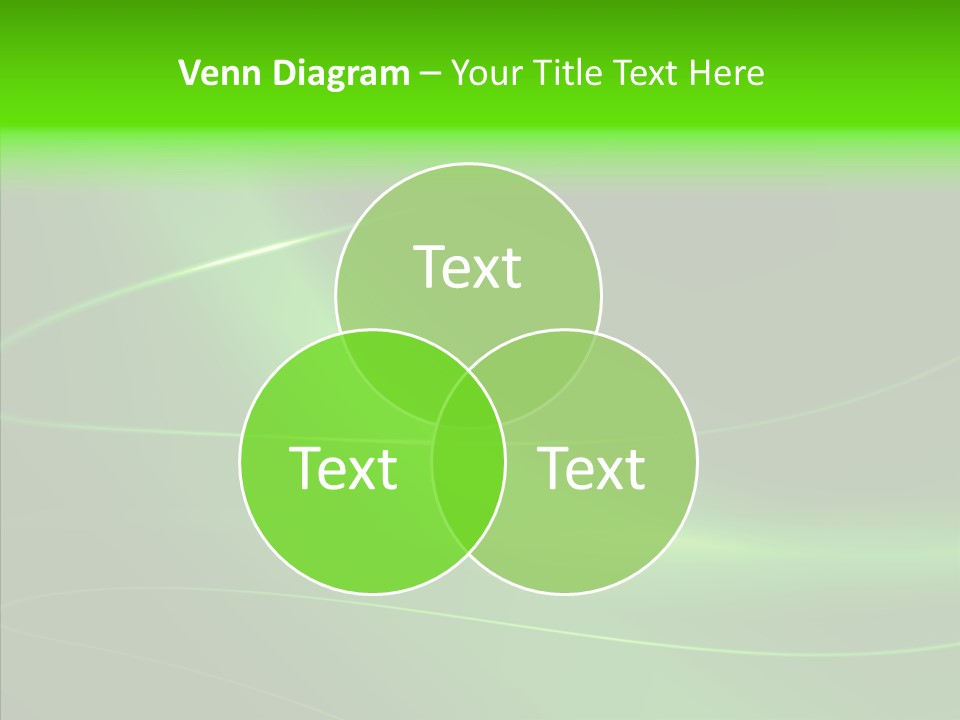 Flowing Background Illustrated PowerPoint Template
