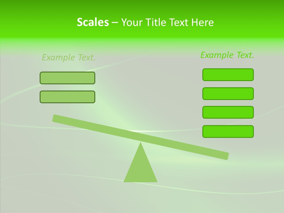 Flowing Background Illustrated PowerPoint Template