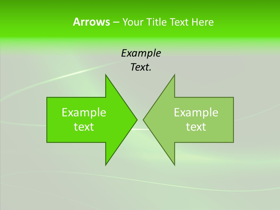 Flowing Background Illustrated PowerPoint Template