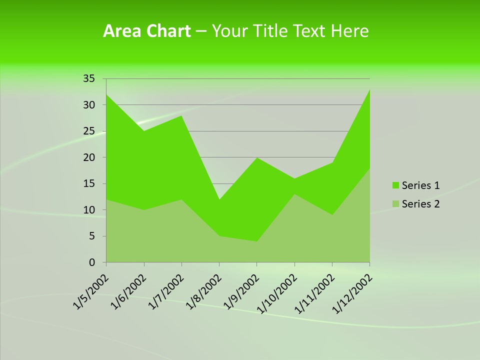 Flowing Background Illustrated PowerPoint Template