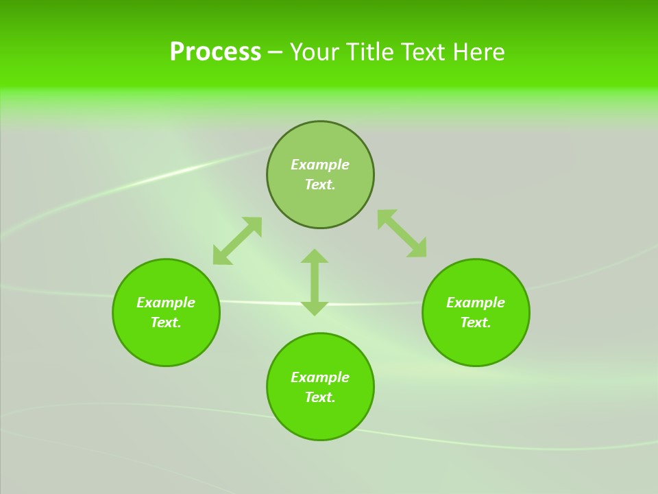 Flowing Background Illustrated PowerPoint Template
