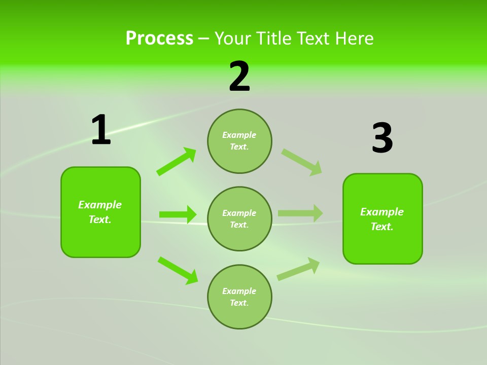 Flowing Background Illustrated PowerPoint Template