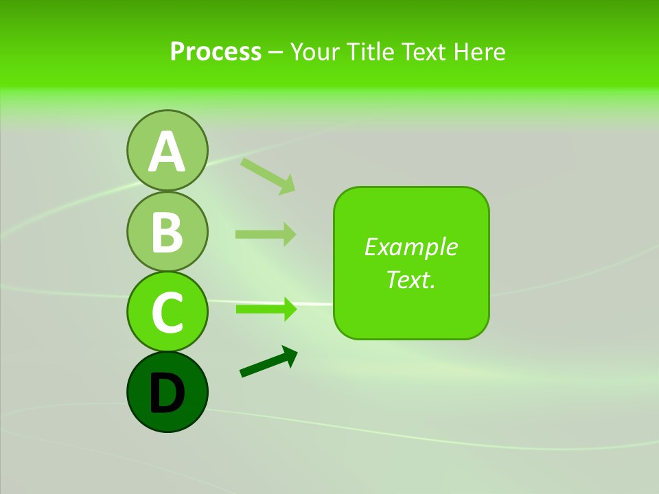 Flowing Background Illustrated PowerPoint Template