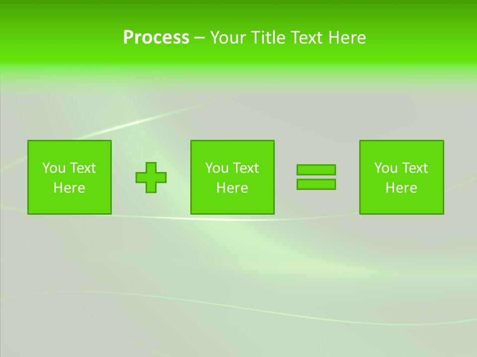Flowing Background Illustrated PowerPoint Template