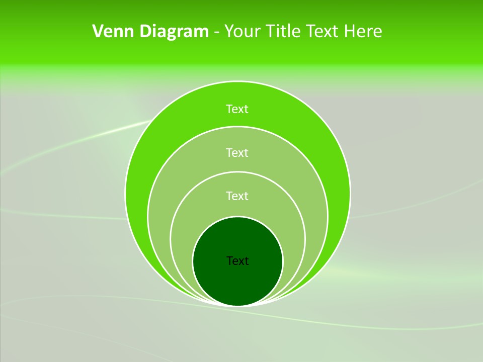 Flowing Background Illustrated PowerPoint Template