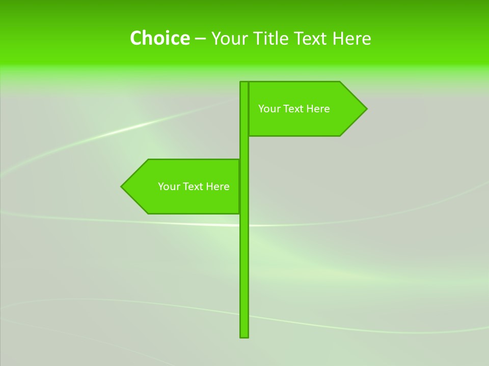 Flowing Background Illustrated PowerPoint Template