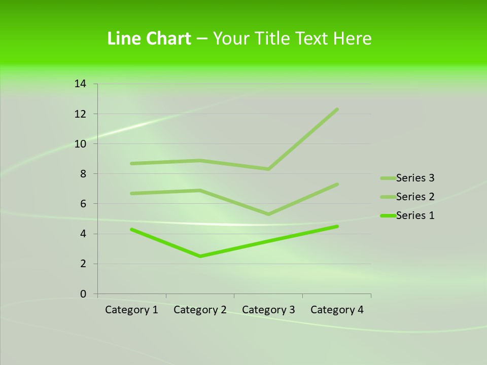 Flowing Background Illustrated PowerPoint Template