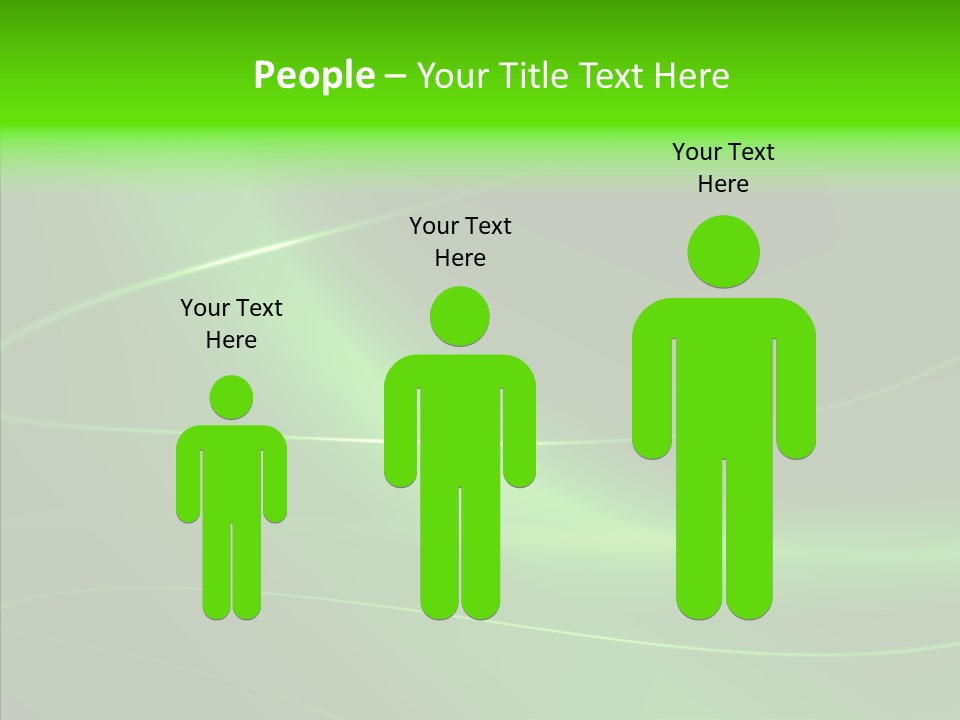 Flowing Background Illustrated PowerPoint Template