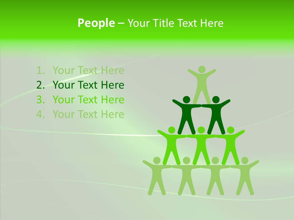 Flowing Background Illustrated PowerPoint Template