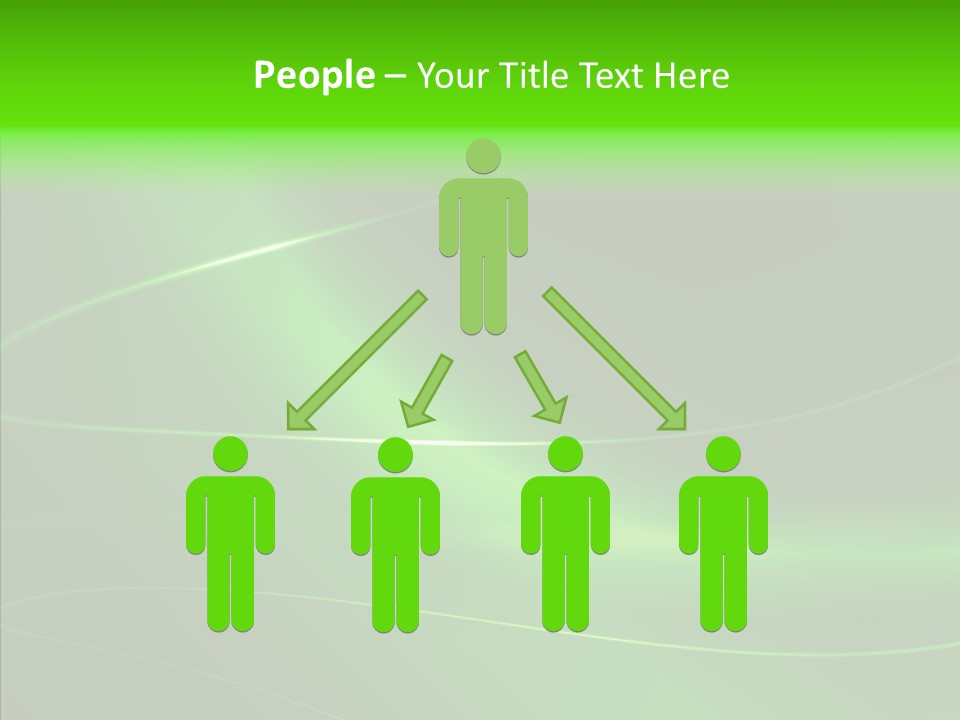 Flowing Background Illustrated PowerPoint Template