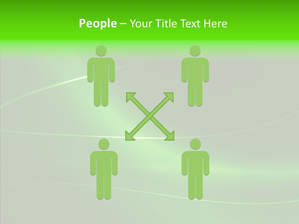 Flowing Background Illustrated PowerPoint Template