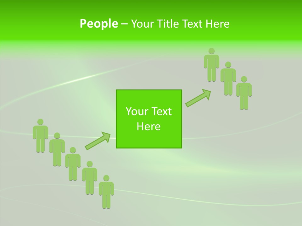 Flowing Background Illustrated PowerPoint Template