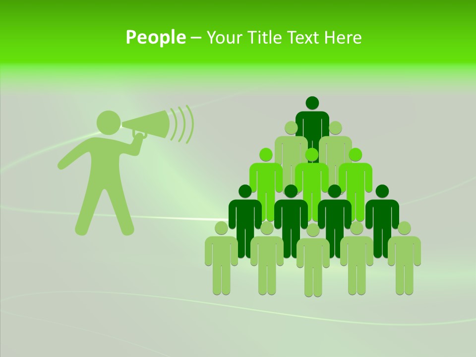 Flowing Background Illustrated PowerPoint Template