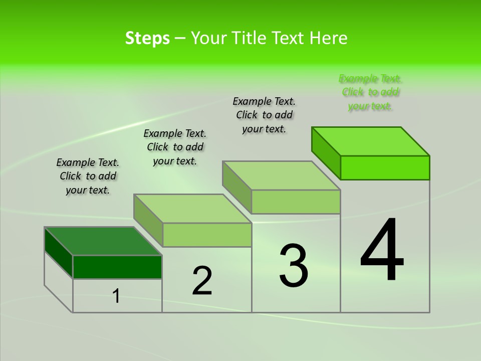 Flowing Background Illustrated PowerPoint Template