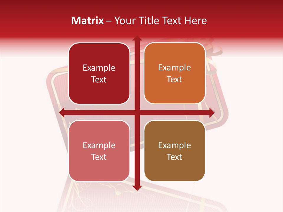 Gold Vector Decor PowerPoint Template