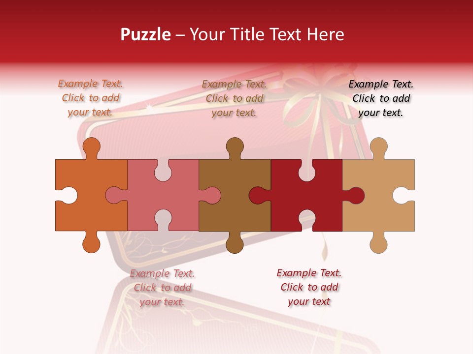 Gold Vector Decor PowerPoint Template