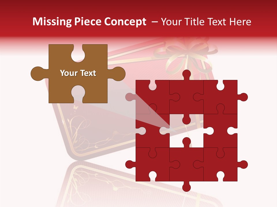 Gold Vector Decor PowerPoint Template