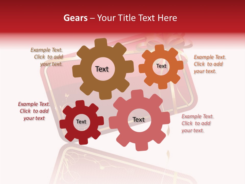 Gold Vector Decor PowerPoint Template