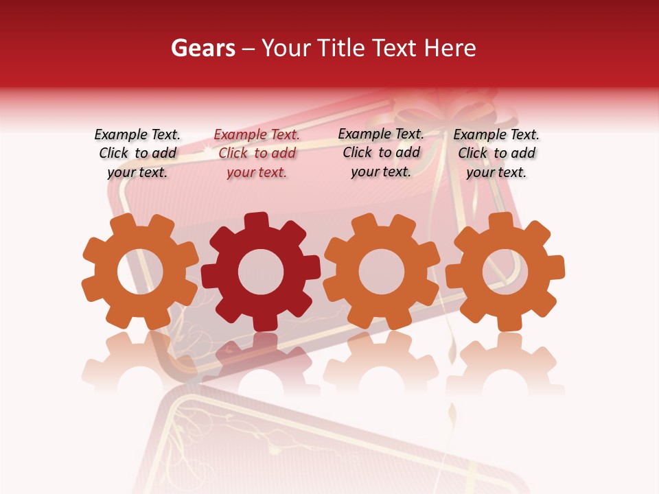 Gold Vector Decor PowerPoint Template