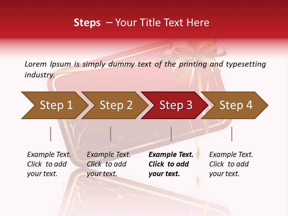 Gold Vector Decor PowerPoint Template