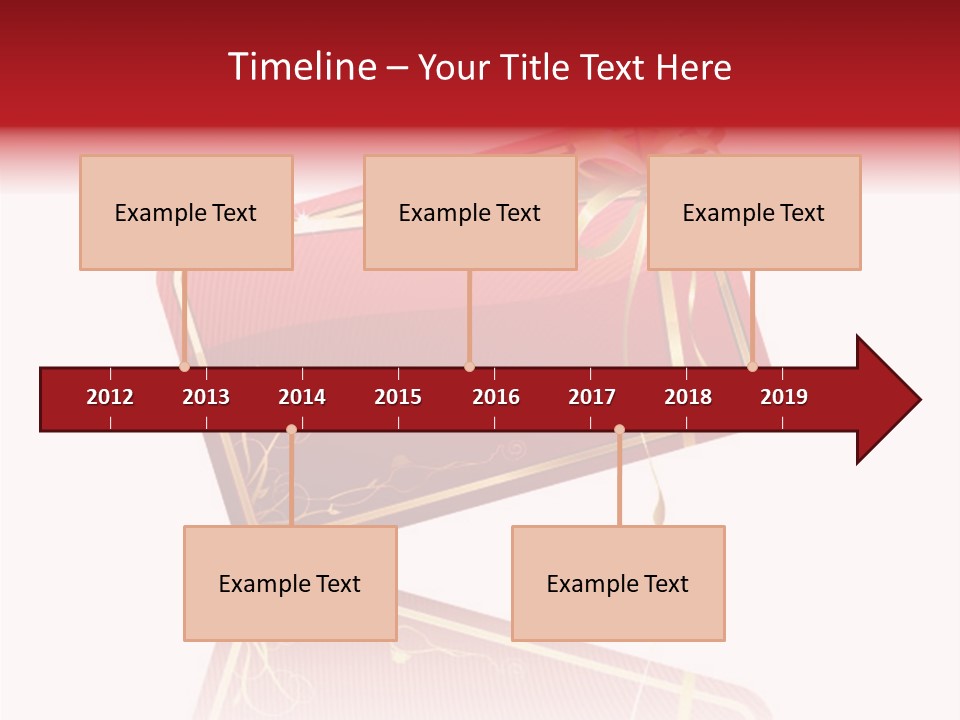Gold Vector Decor PowerPoint Template