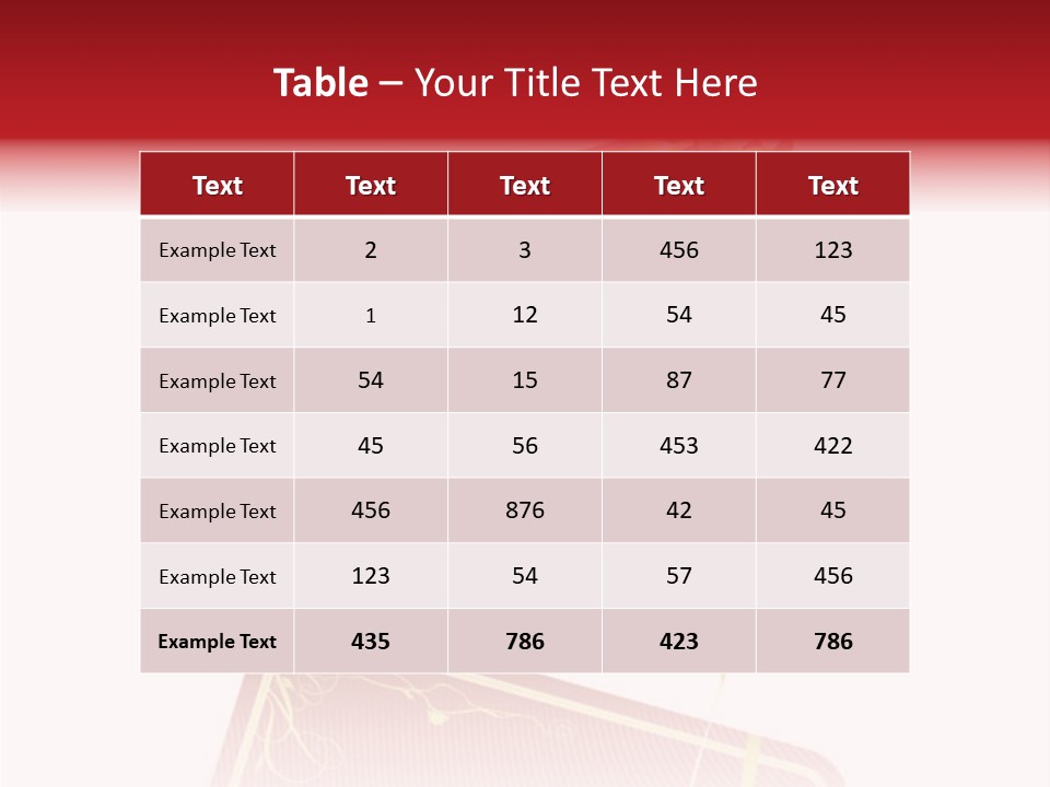 Gold Vector Decor PowerPoint Template