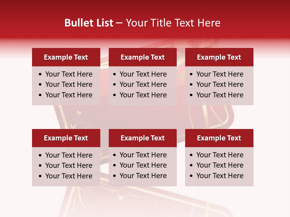 Gold Vector Decor PowerPoint Template