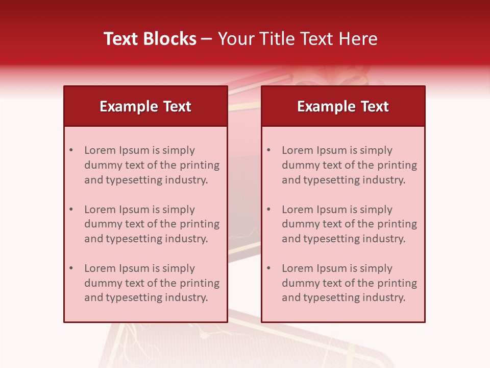 Gold Vector Decor PowerPoint Template