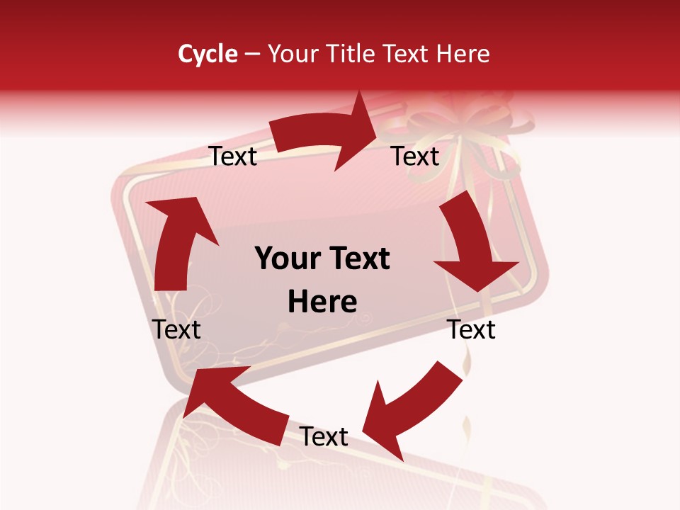 Gold Vector Decor PowerPoint Template