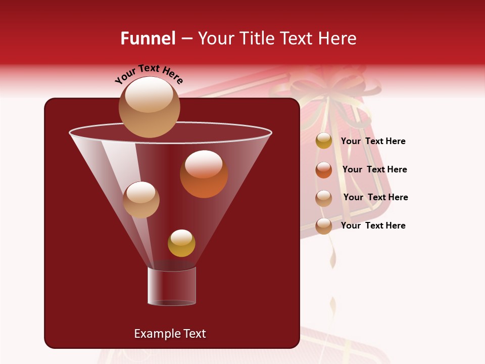 Gold Vector Decor PowerPoint Template