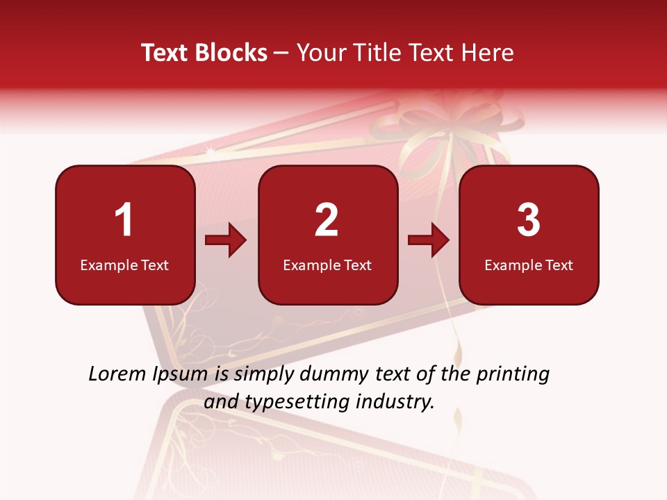 Gold Vector Decor PowerPoint Template